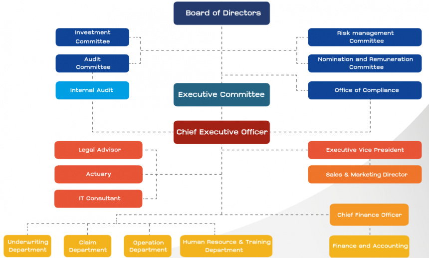 Organizational Chart For Health Insurance Company